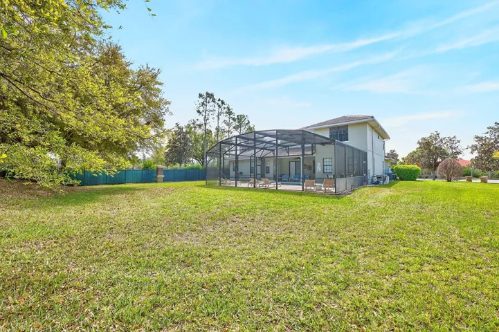 Spacious Backyard.