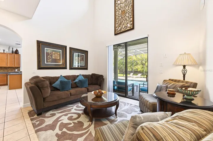 Two story formal living.