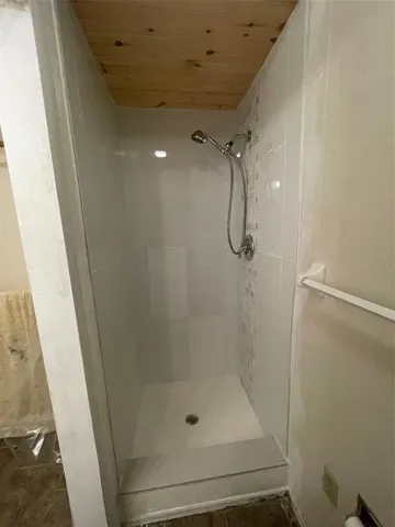Master shower