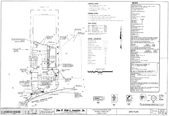 Previously Approved Site Plan - 345 W Mitchell Hammock Rd, Oviedo, FL 32765