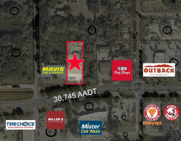 Aerial Location Map - 345 W Mitchell Hammock Rd, Oviedo, FL 32765