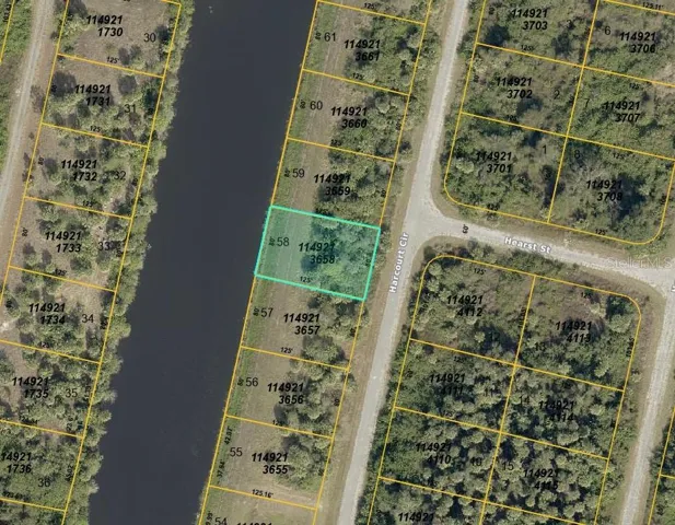 County map of lot 58