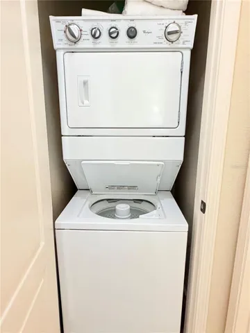 Inside Laundry Closet