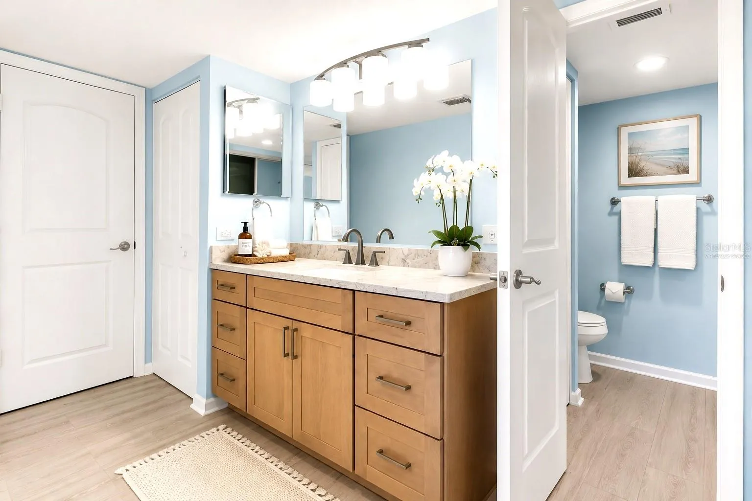 Master suite new soft close solid wood cabinetry