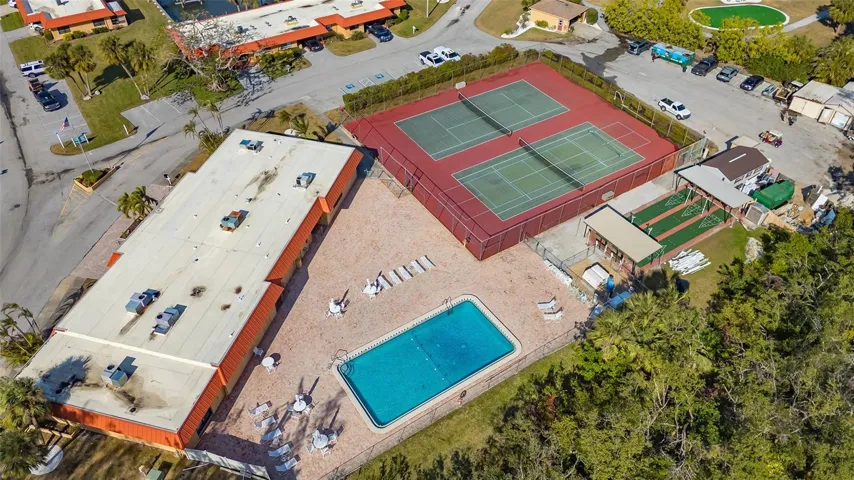 Clubhouse with workout facilities