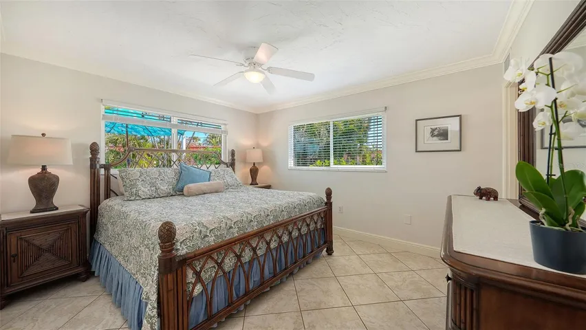 Spacious primary bedroom