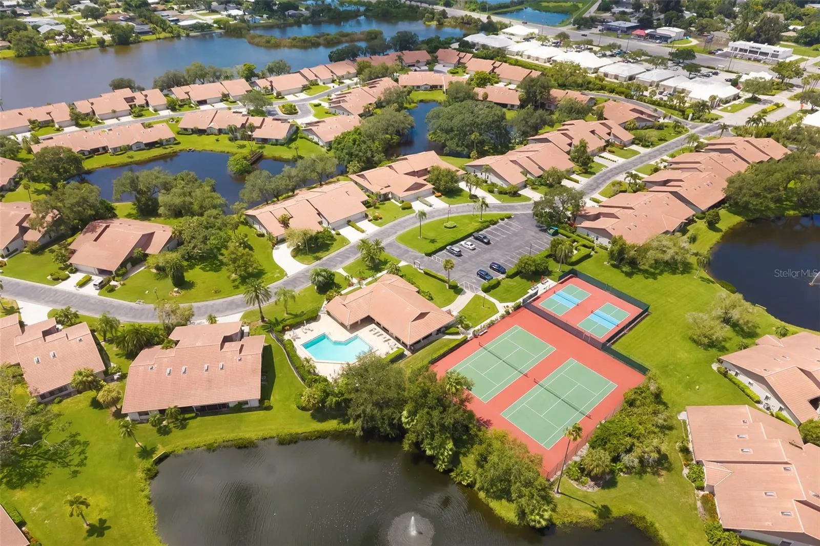 Aerial View of amenities