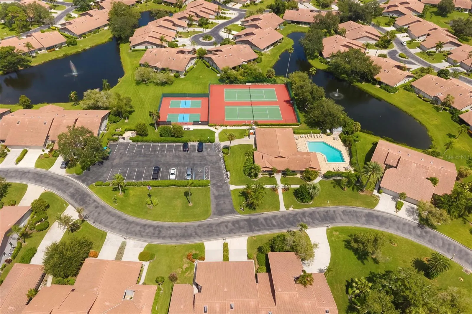 Aerial View of amenities