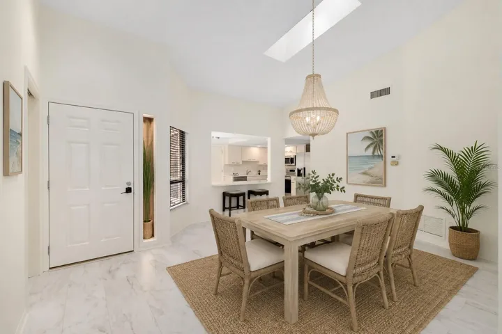Virtual staging Dining Area