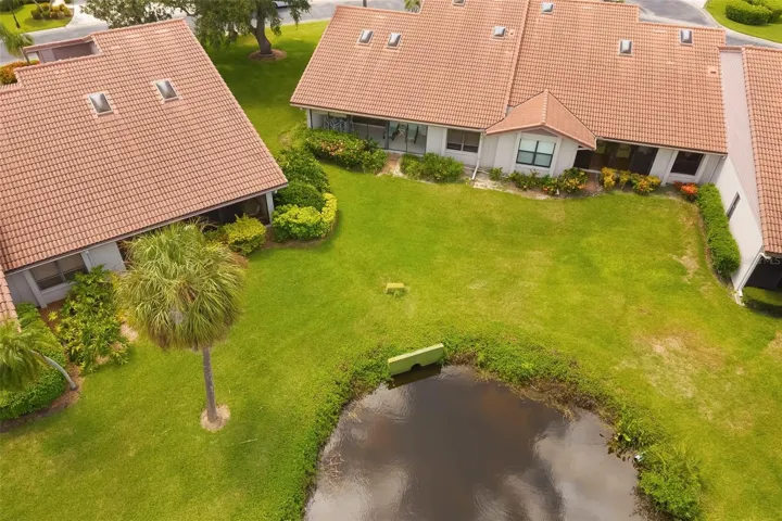 Aerial view of back of residence