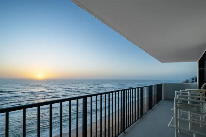 Sunrise from balcony