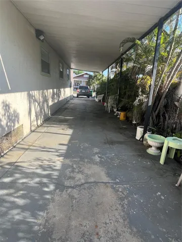 Drive way covered