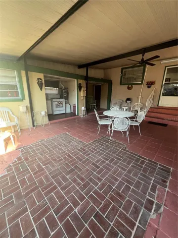 Outside porch