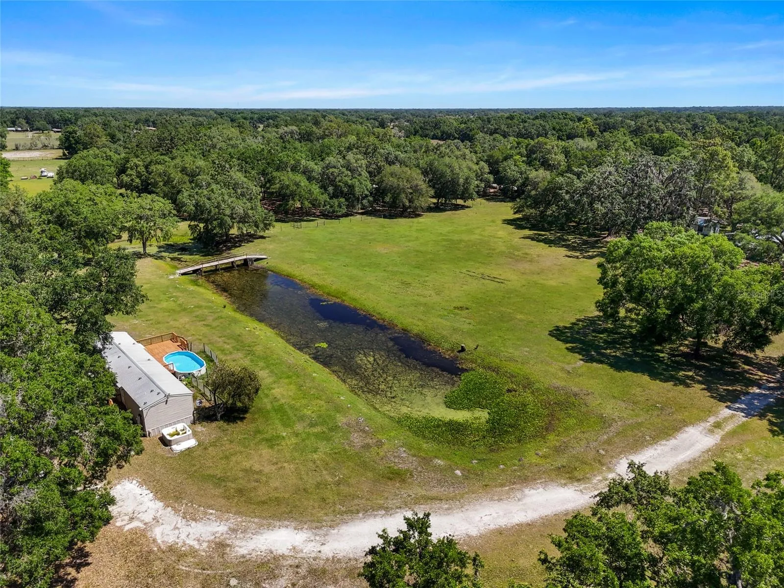 Aerial View of the entire property