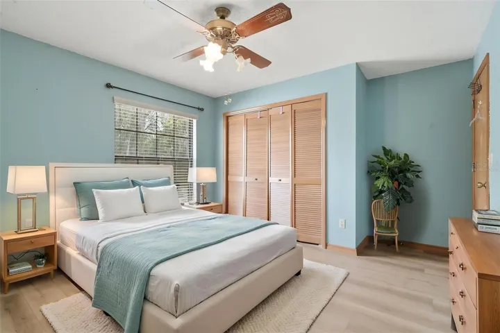 Virtually staged Bedroom 2