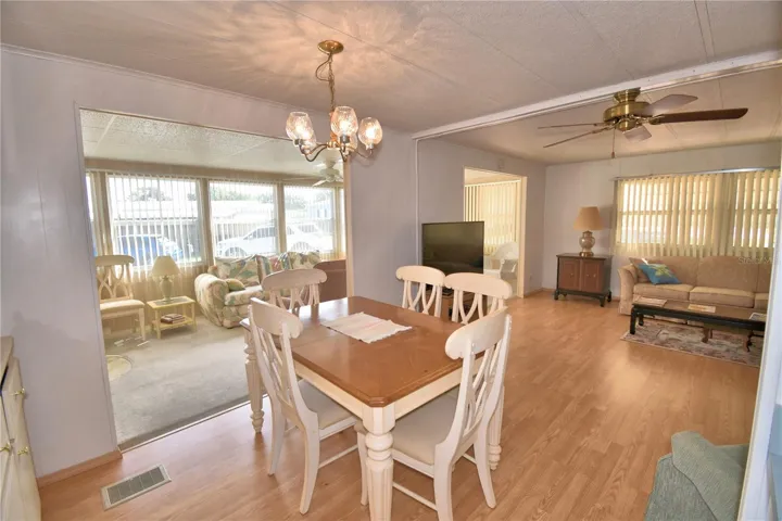 Dining Room - looking into Florida Room/Sun Porch