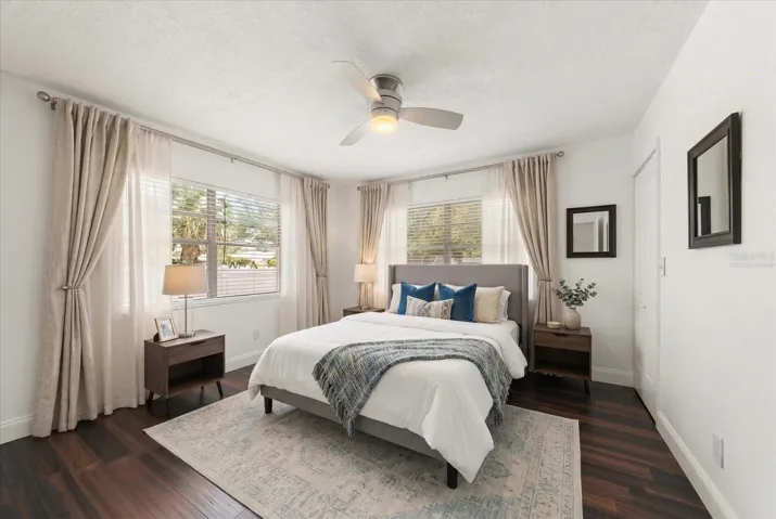 Virtually Staged Bedroom
