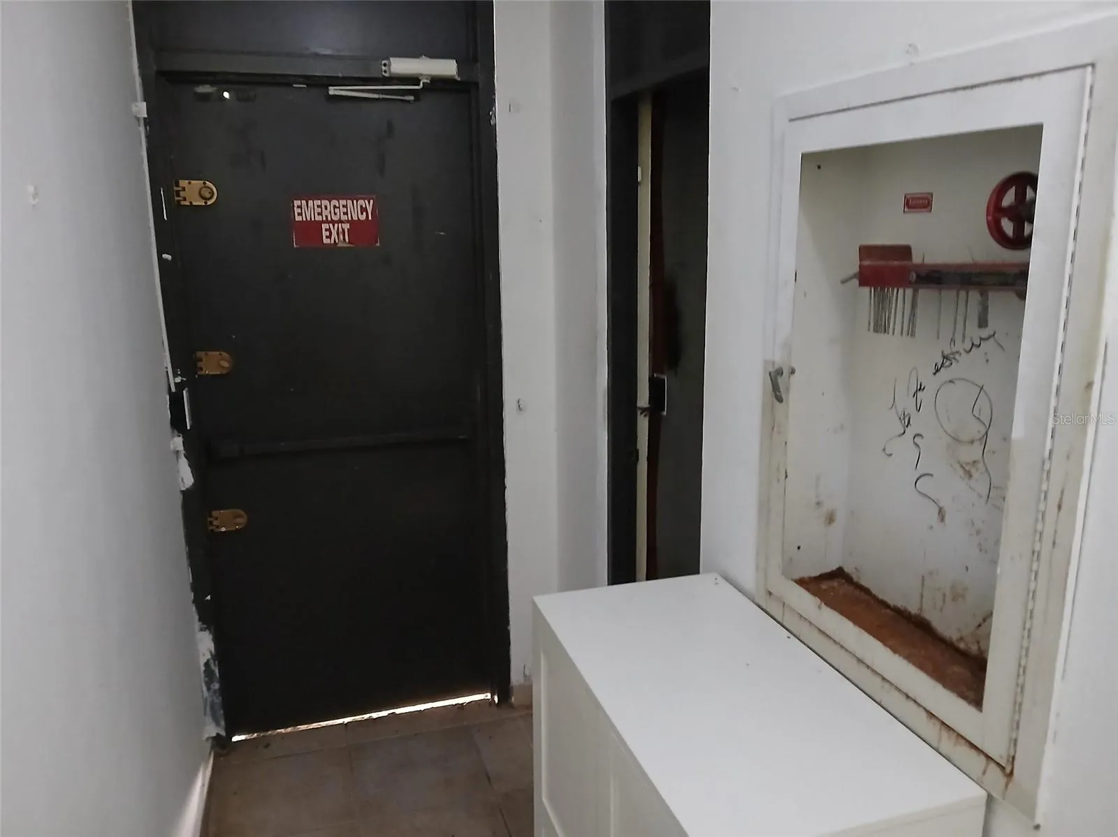 First Floor Emergency Exit, Fire Equipment