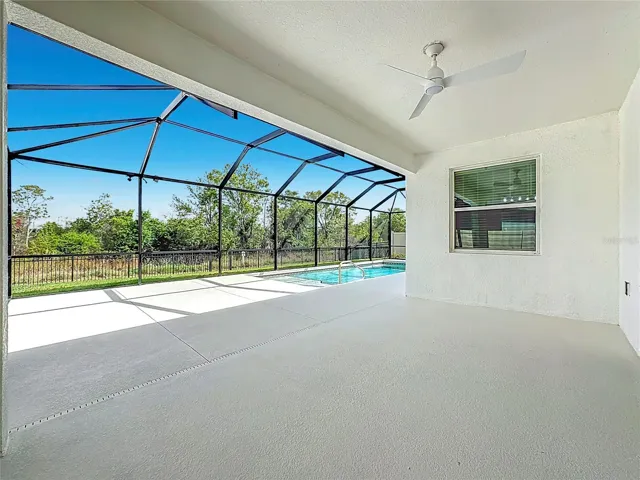 East-Facing Screened Lanai with Heated Pool