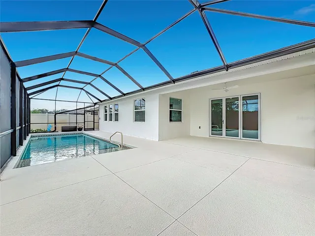 East-Facing Screened Lanai with Heated Pool