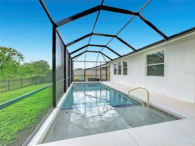 East-Facing Screened Lanai with Heated Pool