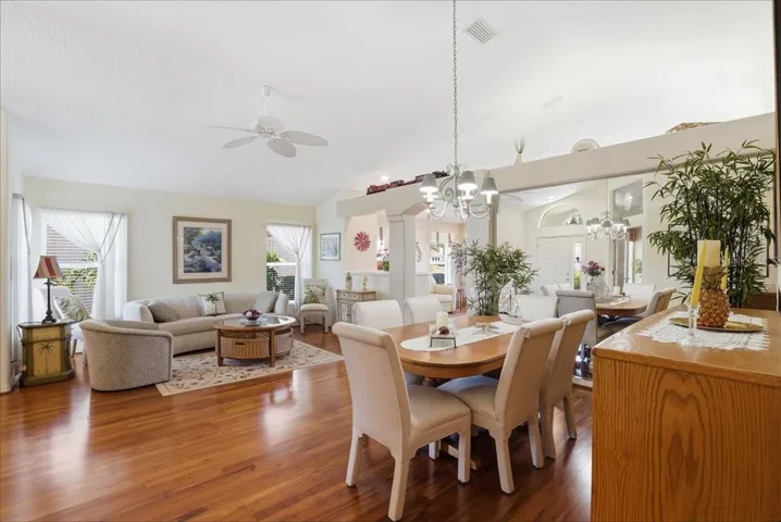 Living Room and Dining Areas