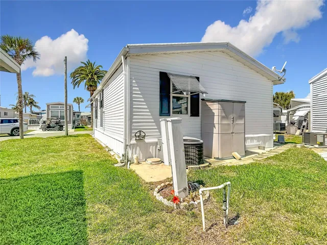 Rear of home