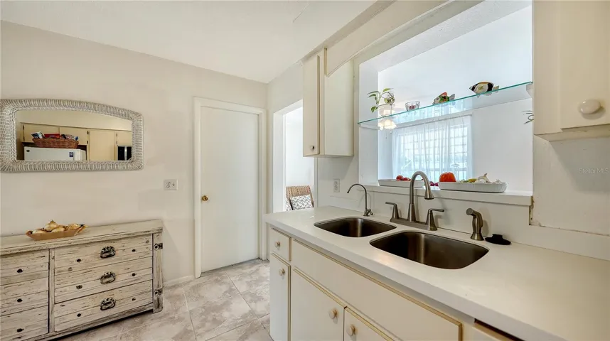 Kitchen and garage door