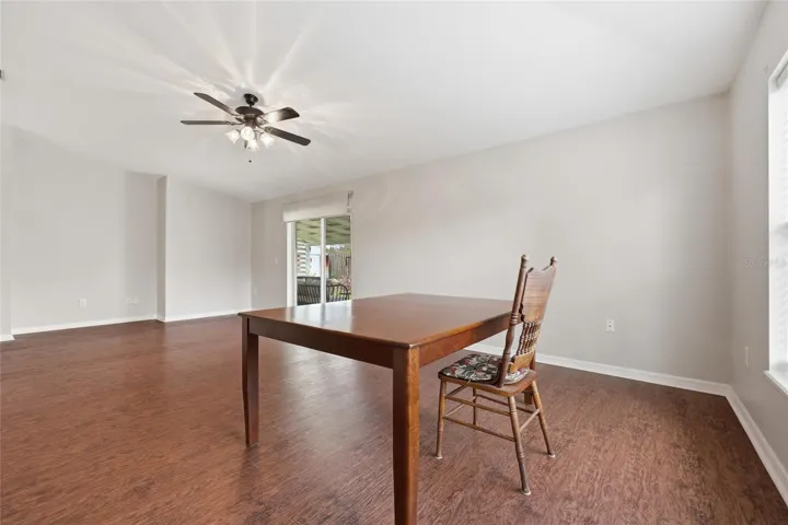 Separate Dining Area