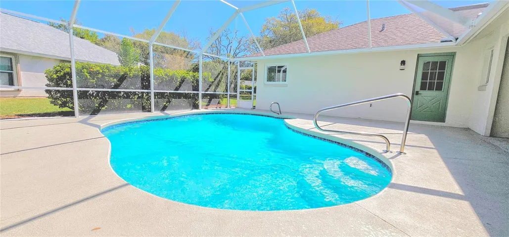 Easy Access to Pool Bath/Guest Bathroom from Pool Area