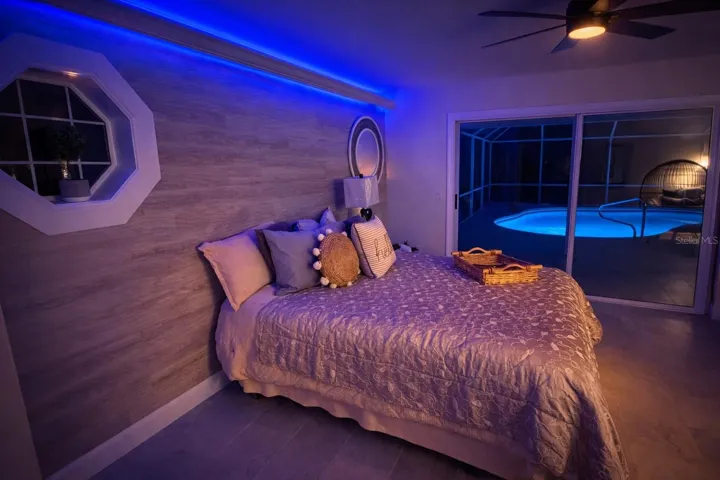 Mood lighting Evening View in Owners Suite