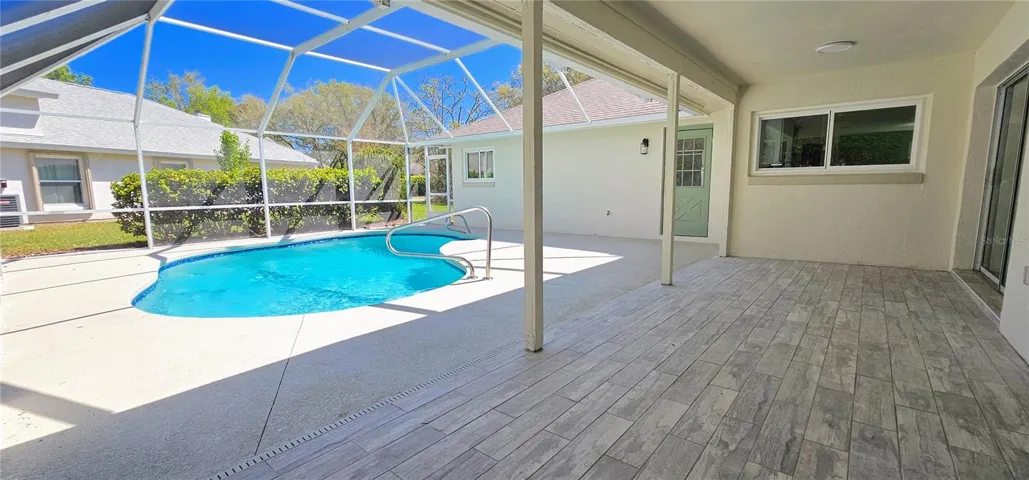 Tile Floors and Under Roof for Optimal Shade