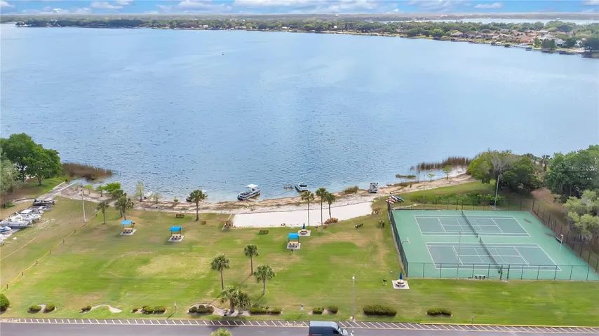 Lake Beach and Tennis courts