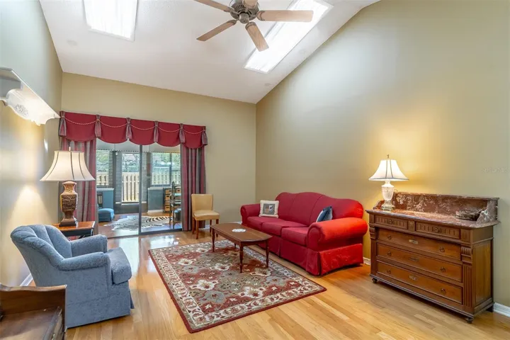 Living Room Which Flows Seamlessly Into Florida Room