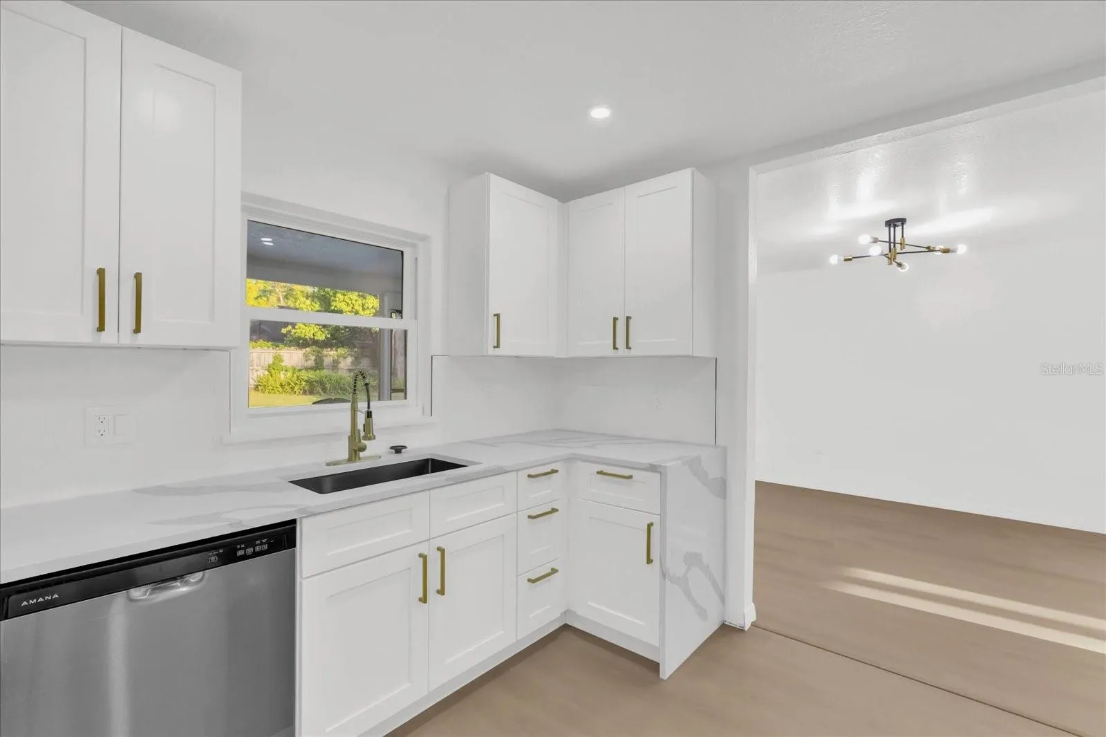 Kitchen with Dining Room shown