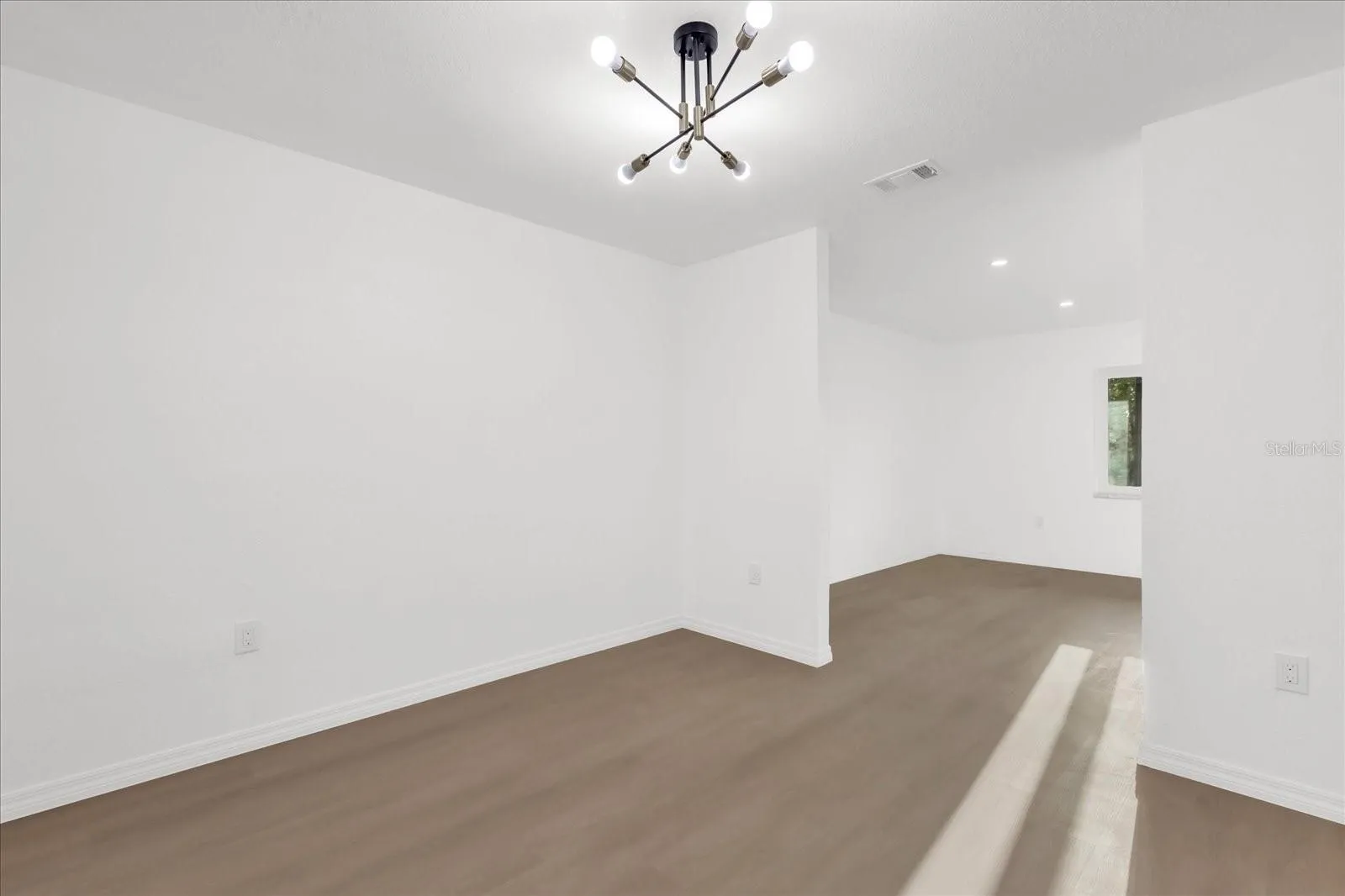 Dining room, 11x11 is located near Living Room and the Kitchen. It also features French Doors to the Patio.