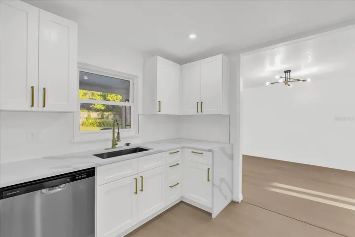 Kitchen with Dining Room shown