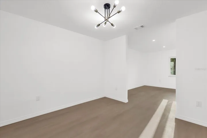 Dining room, 11x11 is located near Living Room and the Kitchen. It also features French Doors to the Patio.