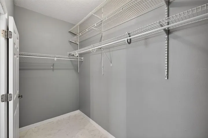 Primary walk-in closet