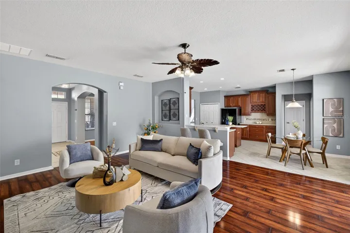 Great room in the heart of the home
