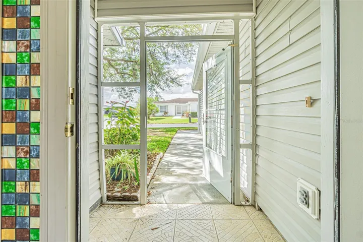 View out front door