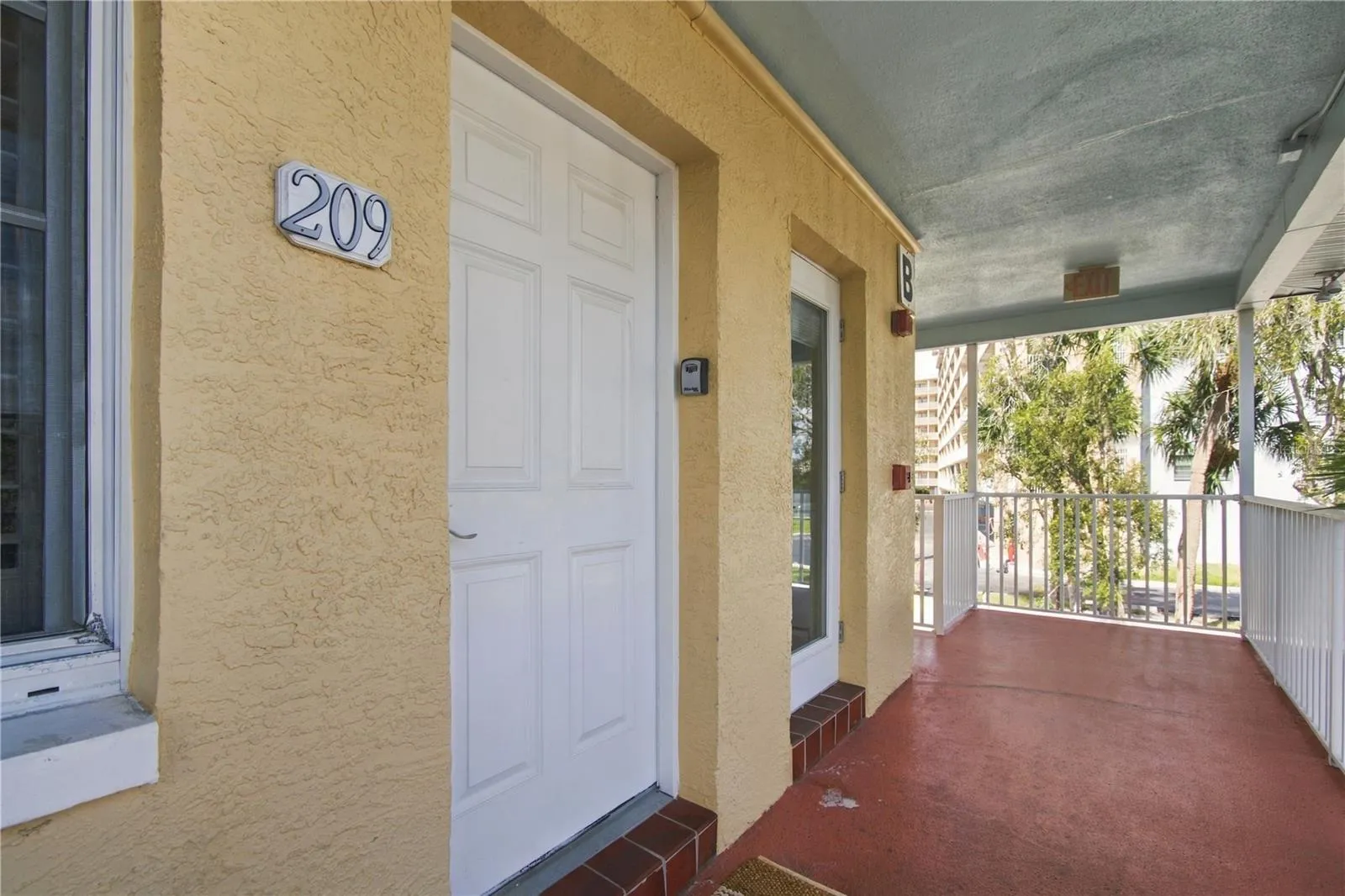 Second-floor corner condo