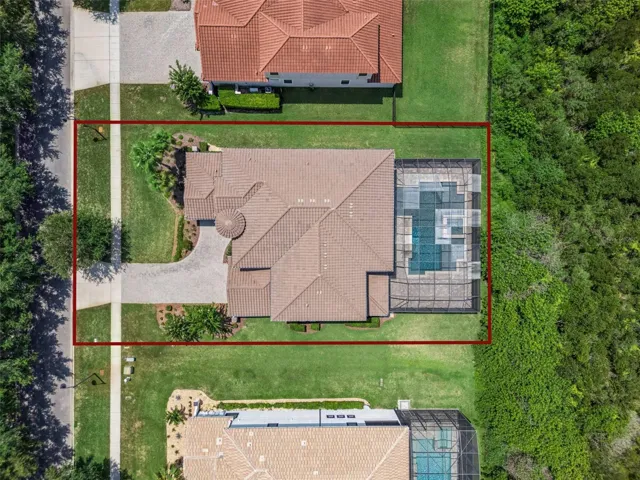 .69 acre lot.
