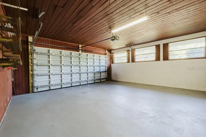 Oversized garage with plenty of parking space.
