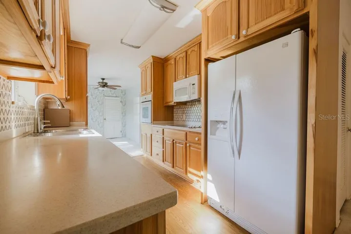 Kitchen with plenty of countertop space.
