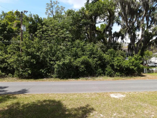 Front view from quiet street.