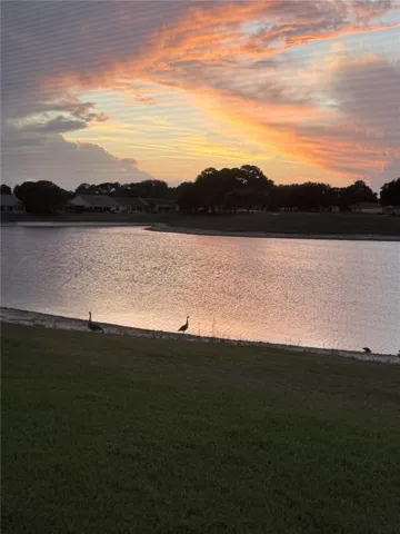 Sunset from screened porch