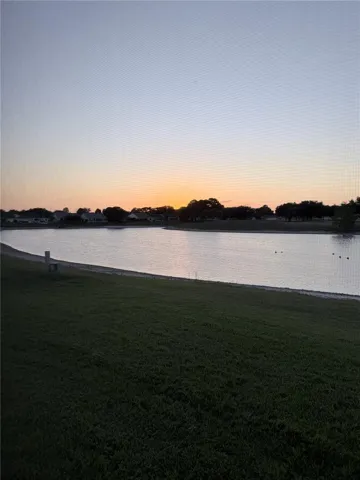 Sunset sitting on screened porch