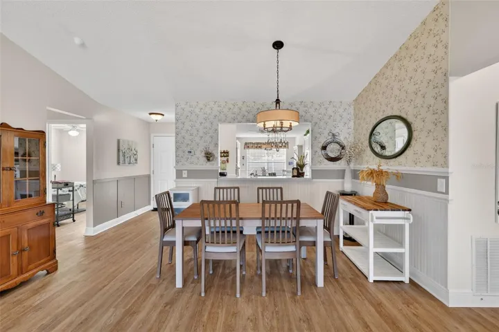 Dining Into Kitchen