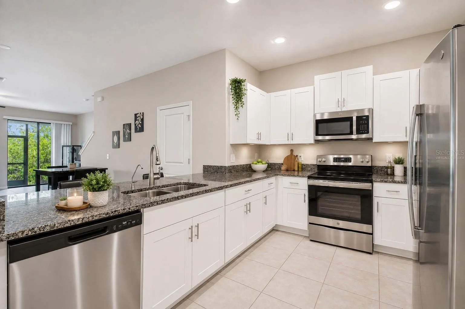 Kitchen Virtually Staged